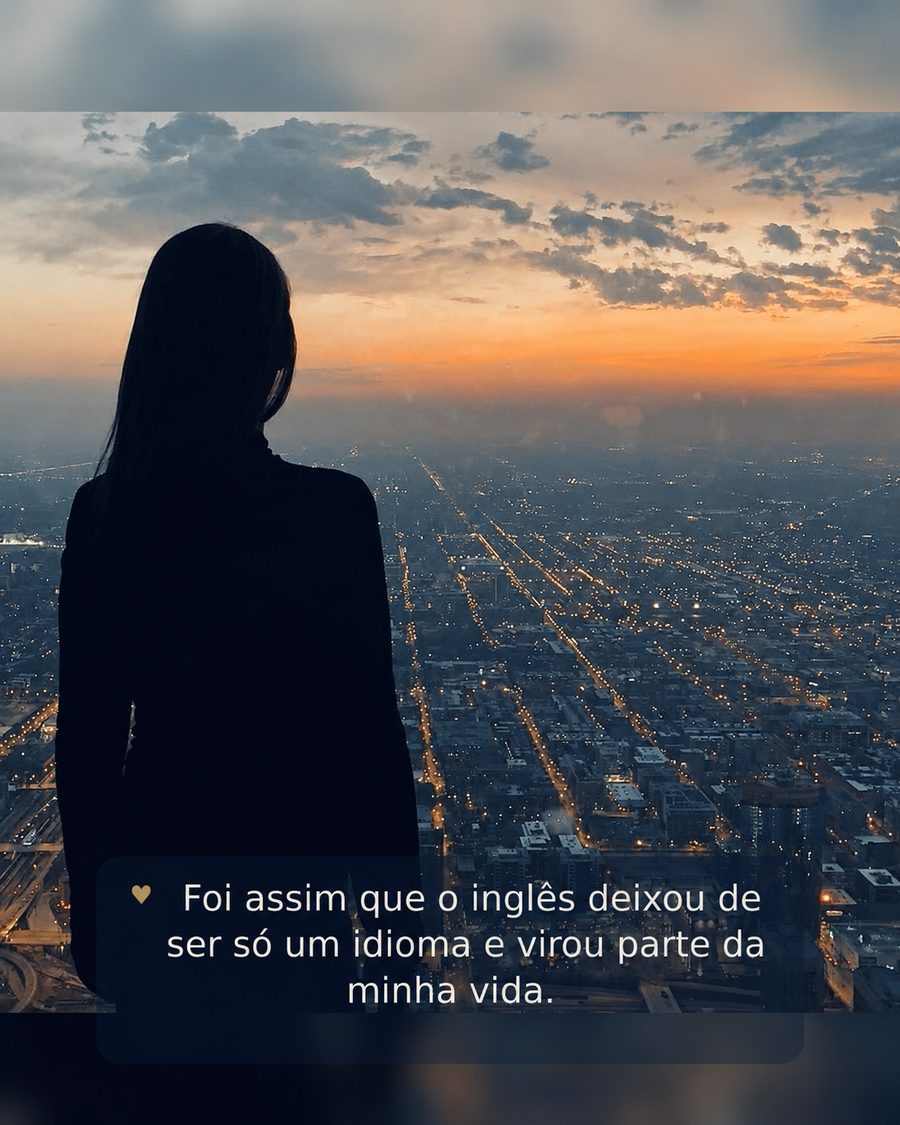 Foi assim que o inglês deixou de ser só um idioma e virou parte da minha vida.